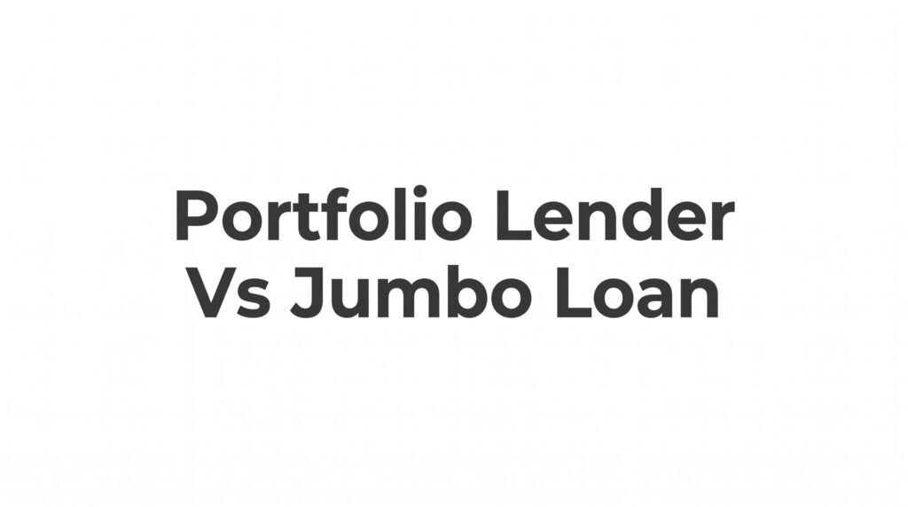 7 Key Strategies for Choosing Between a Portfolio Lender and a Jumbo Loan in Virginia